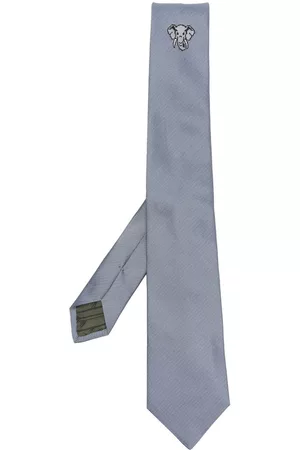 Kenzo Patch-detail silk tie