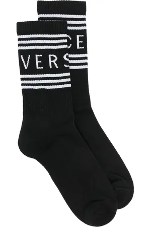 VERSACE 90s Vintage Logo socks
