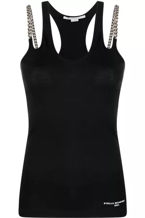 Stella McCartney Falabella-chain racerback vest top
