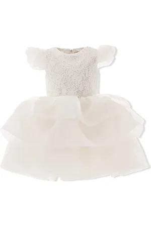 Tulleen Collina ruffle-trimmed teacup dress