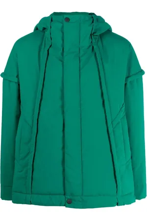 Issey Miyake Frame hooded padded jacket