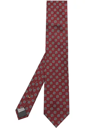 CANALI Men Bow Ties - Patterned jacquard silk tie