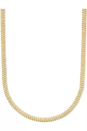Anita 18kt yellow Zoe diamond choker necklace