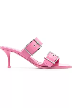 Alexander McQueen 75mm buckled leather sandals