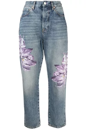 Scotch&Soda Floral-print organic jeans