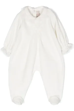 LA STUPENDERIA Lace-trim cotton-blend pyjamas
