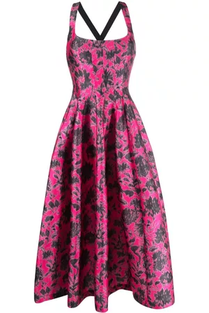 Serafini Women Party Dresses - Paisley-print flared midi dress