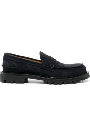 Scarosso Chunky-soled suede loafers