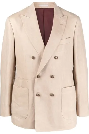 Brunello Cucinelli Double-breasted tailored blazer