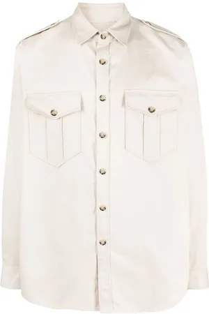 Isabel Marant Logo-embroidery cotton shirt
