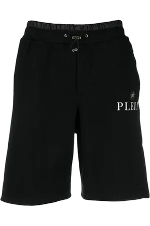 Philipp Plein Logo-plaque track shorts