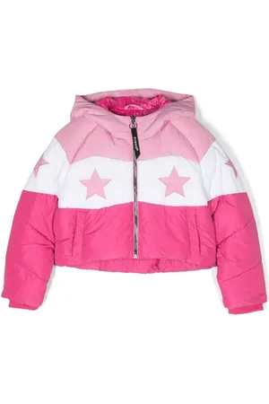 Pinko Star patch padded coat
