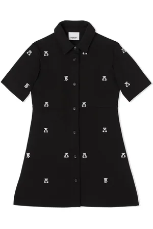 Burberry Thomas Bear embroidered shirt dress
