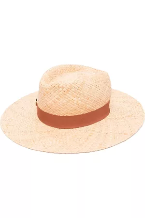 Patrizia Pepe Grosgrain ribbon trim fedora