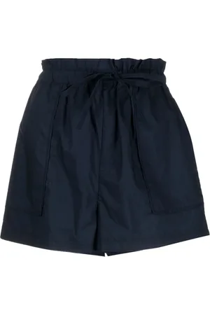 ULLA JOHNSON Ruffle-waist mini short