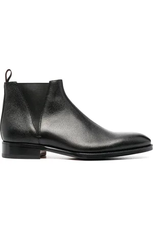 santoni Almond toe ankle boots