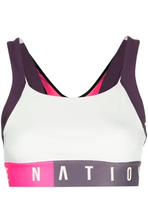 P.E Nation Motion logo-band sports bra