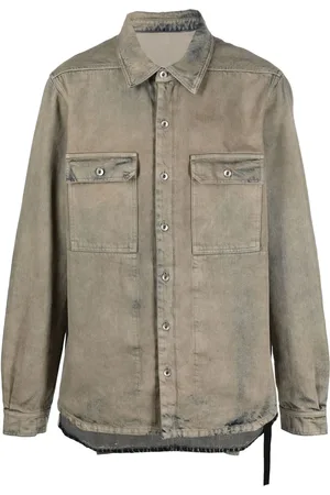 Rick Owens Stonewashed denim shirt
