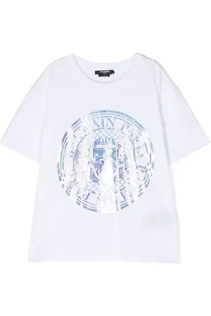 Balmain Logo-print short-sleeved T-shirt