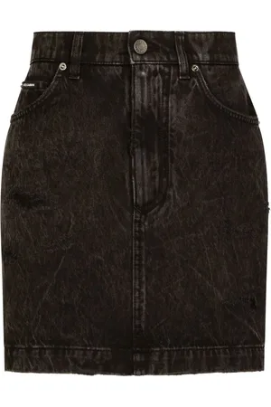 Black denim skirt 5xl best sale