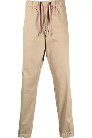 Moncler Logo-patch drawstring chinos