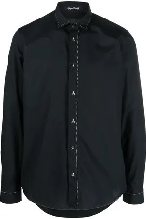 Philipp Plein Contrast stitch shirt