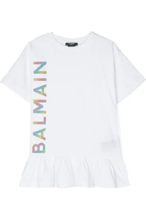 Balmain Logo-print T-shirt dress
