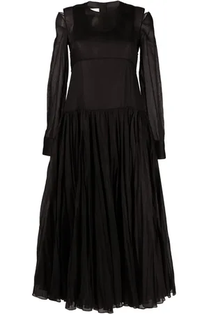 Jil Sander Pleat-detail midi dress
