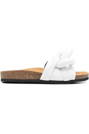 J.W.Anderson Chain-link leather slides