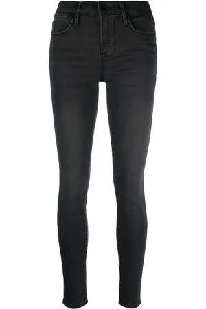 Frame High-rise skinny jeans
