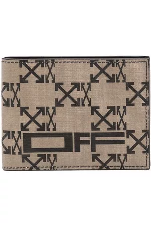 OFF-WHITE All-over logo bifold wallet