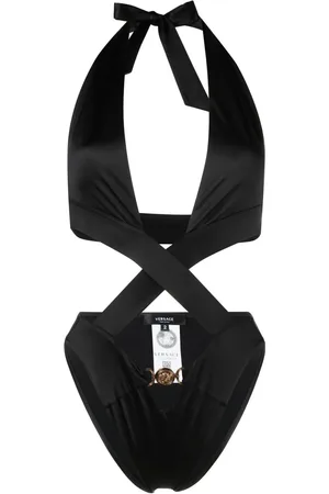 VERSACE Medusa tie-fastening one-piece