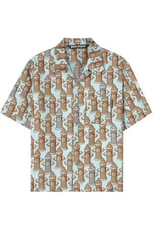 Palm Angels Fire Hydrant pocket bowling shirt