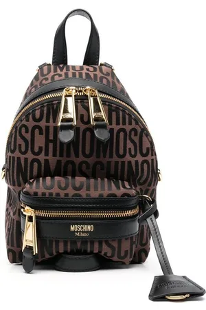 Moschino Logo cotton backpack
