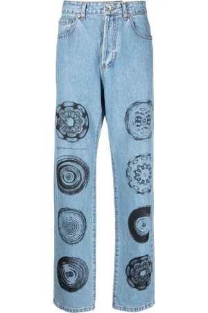 Msftsrep Vibrations straight-leg jeans