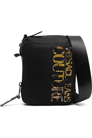 VERSACE Logo-embellished messenger bag