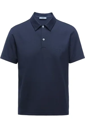 Prada Embroidered logo polo shirt