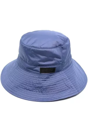 Ganni Logo-patch bucket hat