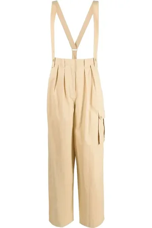 Kenzo Straight-leg braces cargo trousers