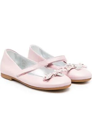 MONNALISA Logo-charm 15mm ballerina shoes