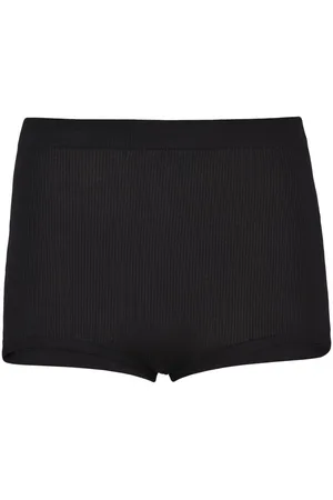 Prada Ribbed-knit silk-blend shorts