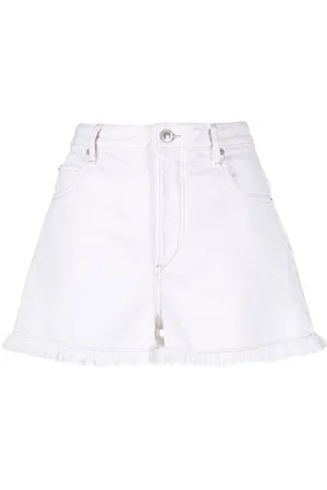 Marant Etoile High-waisted denim shorts