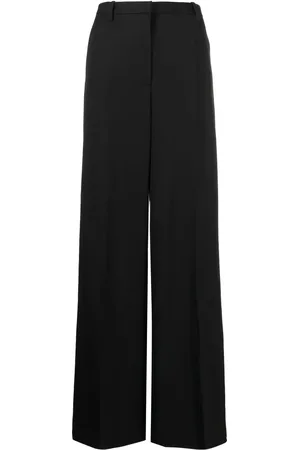 VERSACE High-waisted wide-leg trousers