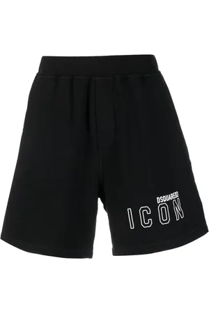 Dsquared2 Logo print cotton track shorts