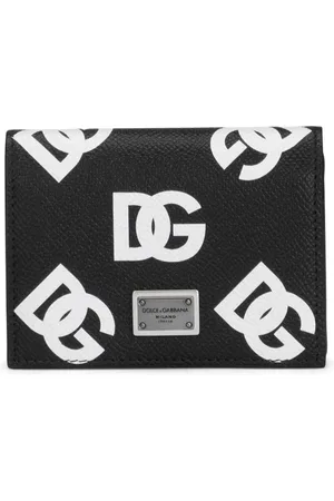 Dolce & Gabbana DG-logo leather bi-fold wallet