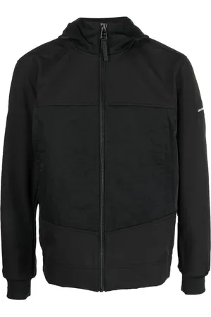 Calvin Klein Heavy-crinkle hooded jacket