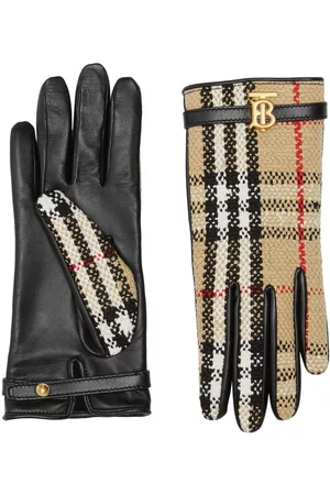 Burberry Vintage Check bouclé gloves