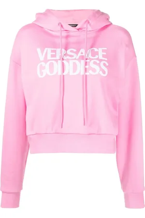 VERSACE Goddess logo hoodie