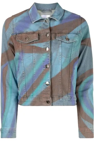 Madison.Maison Graphic-print denim jacket