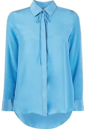 ADAM LIPPES Thin bow long-sleeve shirt